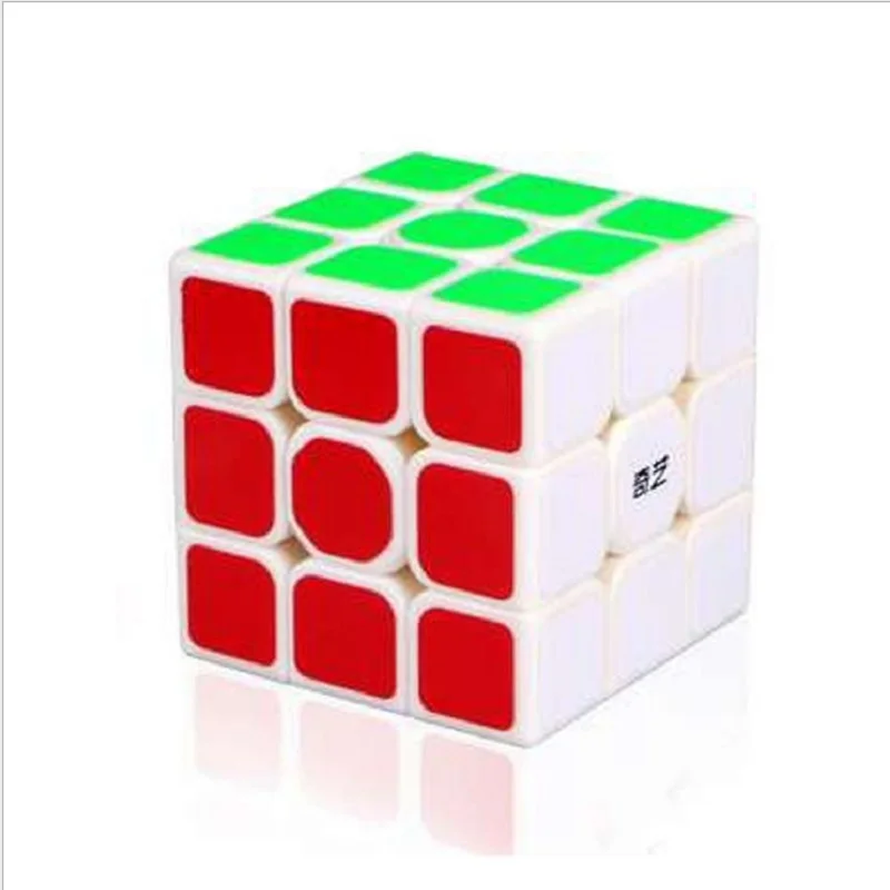 QiYi Профессиональный Кубик Рубика 3x3x3 5,7 см скорость для антистрессовых пазлов Neo Cubo Magico наклейка для детей и взрослых обучающие игрушки - Цвет: 1