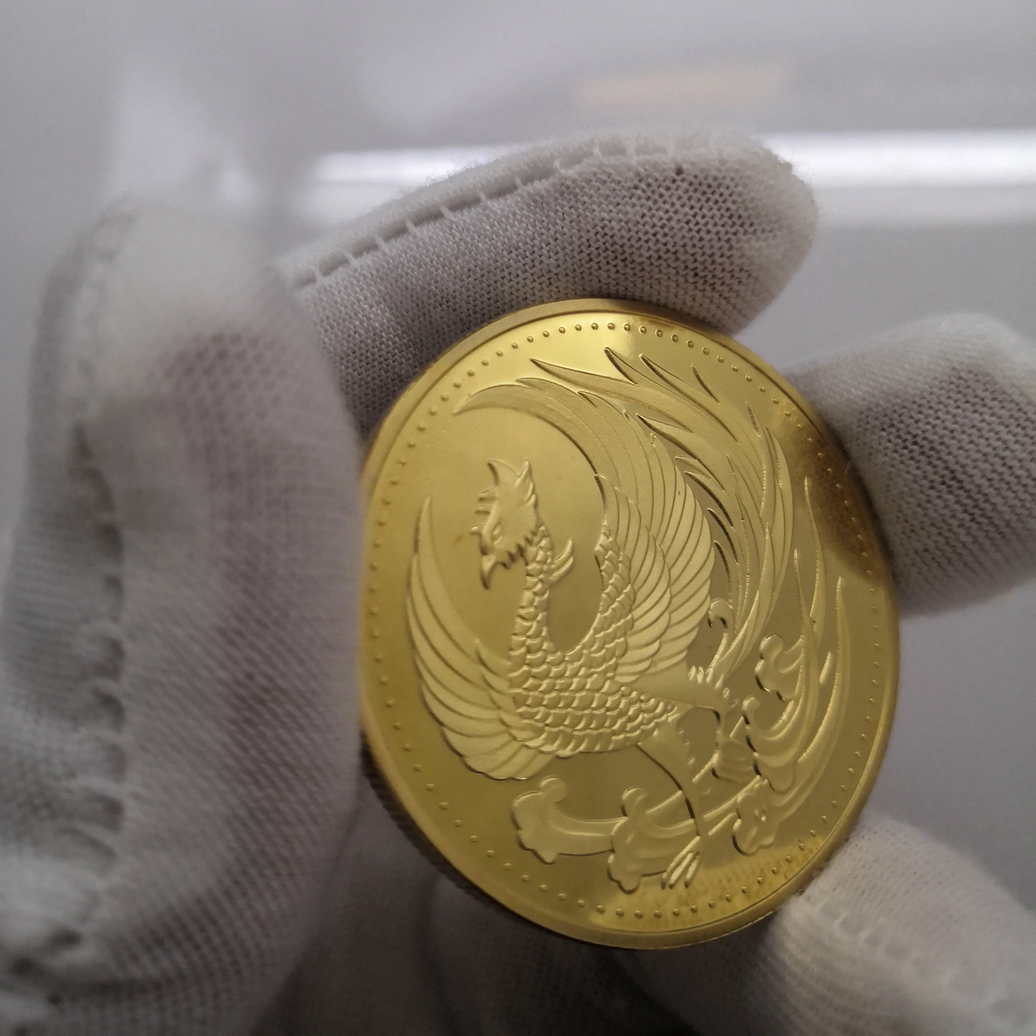 Китайское сокровище Longfeng Chengxiang памятная монета Зодиак монеты с животными коллекционные вещи китайская культура искусство дракон феникс монета