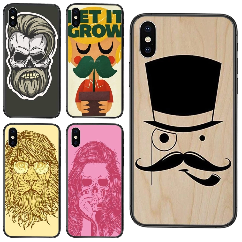 Geek Bearded Artist Poster Fresh For Huawei P50 P40 Lite E P 40 P40Lite Pro 2019 2020 2021 Black Cover Silicone Prime | Мобильные