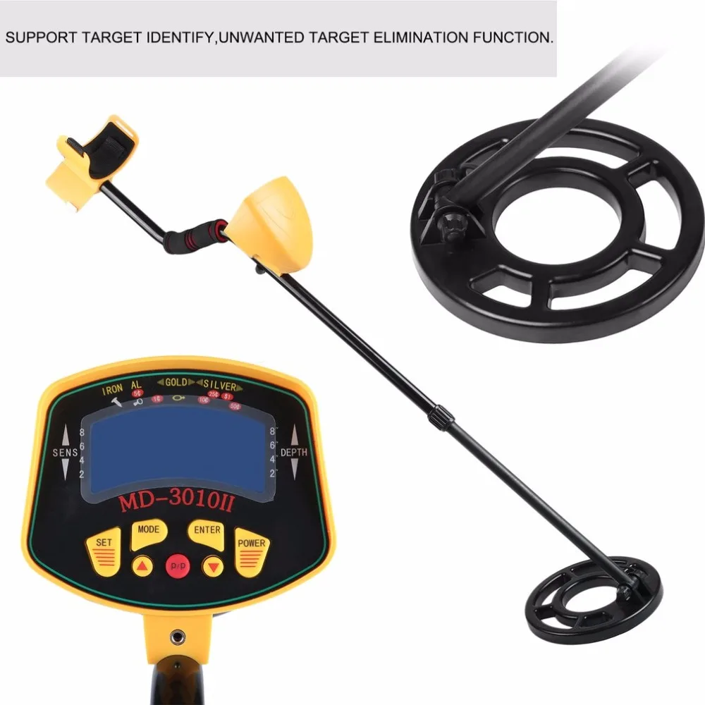 

New MD3010II LCD High Precision Depth Probe Metal Detector Deep Target Metal Detecting Machine Treasure Gold Hunter