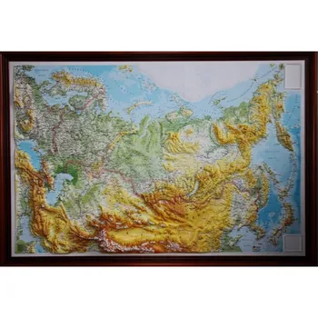 

Relief map of Russia Lux in baguette, art. 1649