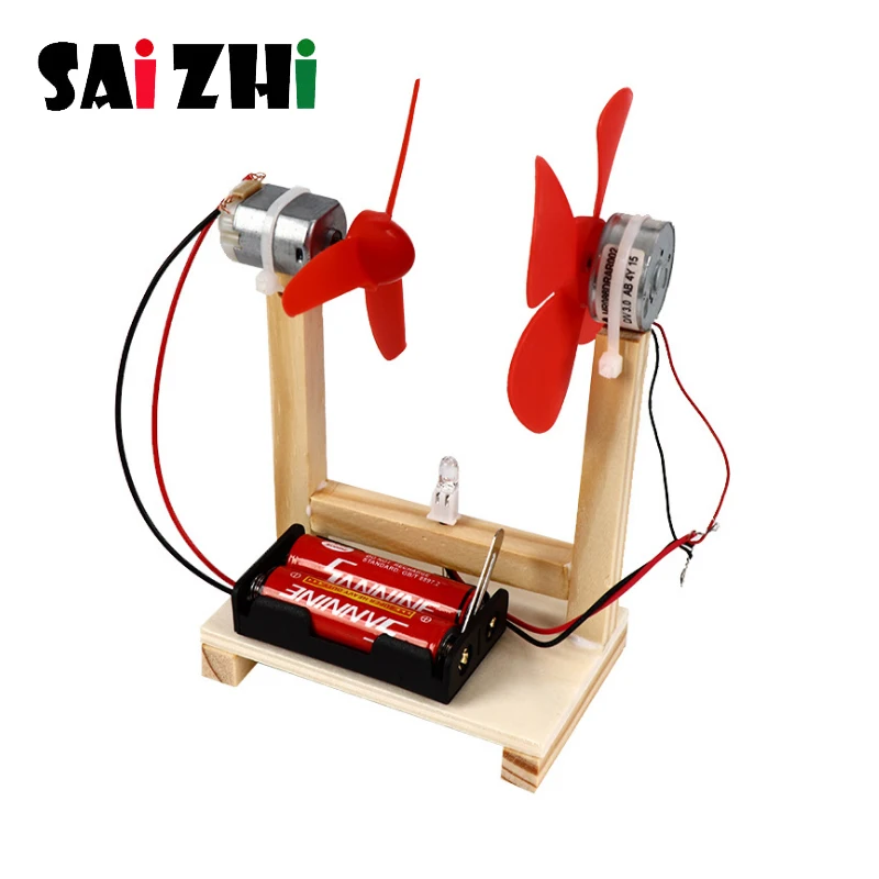 

Saizhi DIY Creative Wind Turbine Model Kits Kid Science Experiments Projects Creative Primary School Education Stem Toy For Kids