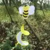 bee Животное спираль ветряная мельница красочный ветер Спиннер газон сад двор Открытый Декор Q1FD - Цвет: bee