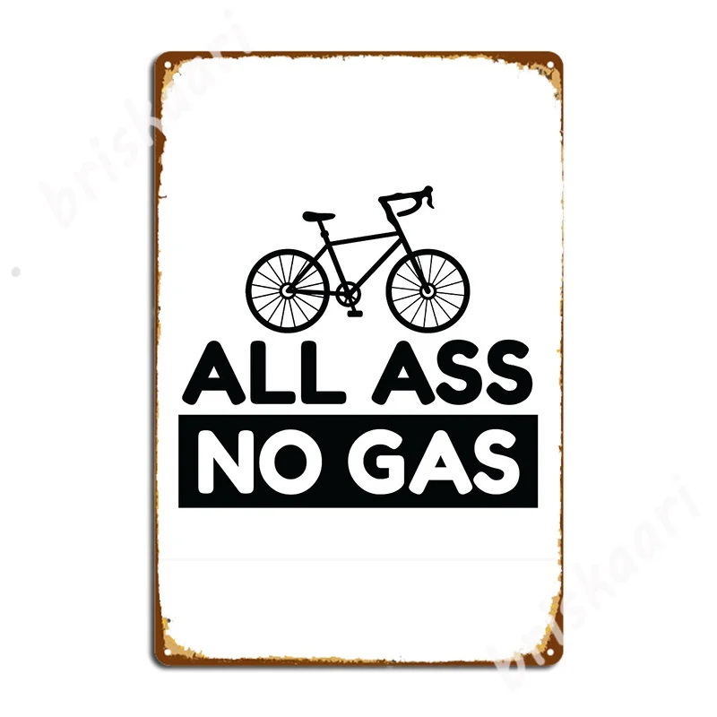 Металлические знаки All Ass No Gas настенный плакат паб индивидуальные жестяные