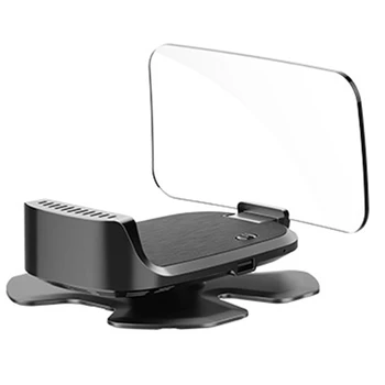 

Universal Car HUD Head Up Display, Wireless Carplay&Andorid Auto USB HD Speed Projector FM Google Navigation OBD Link