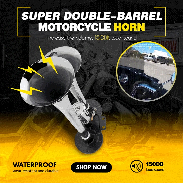 Universal 36w 3a 150db Loud Car Air Horn 12v 415hz 128db Double Trumpet