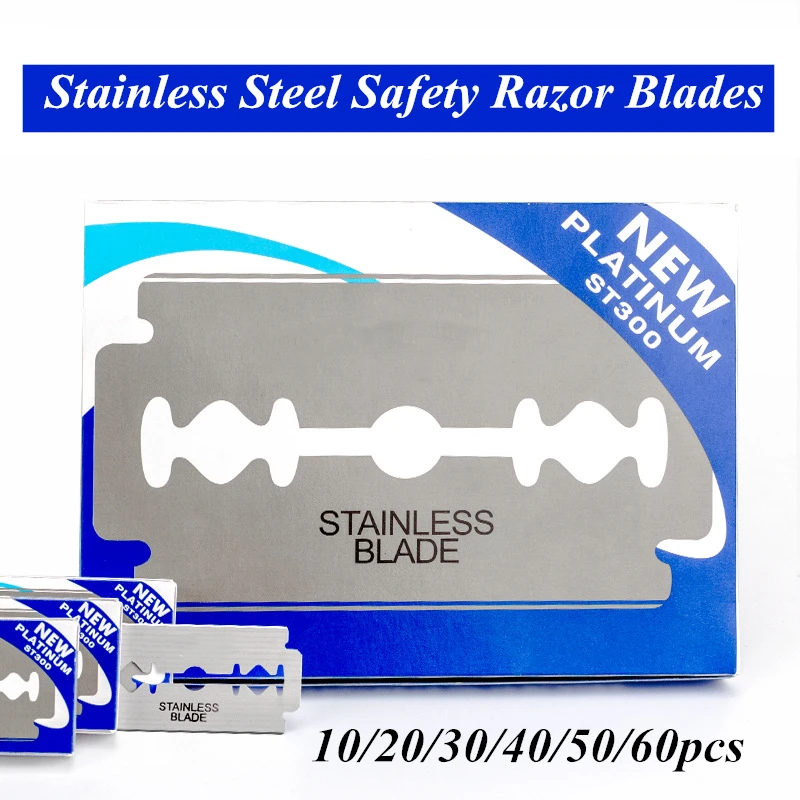 

Double-sided Razor Blades Brand Stainless Steel Safety Razor Blades To Shave Blade For Men Lames De Rasoir Barber Blade G0719