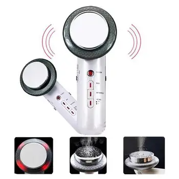

3 In 1 Ultrasonic Body Massager Device Face Body Lifting Tool Ems Infrared Ultrasonic Slimming Fat Burner Skin Care Machine