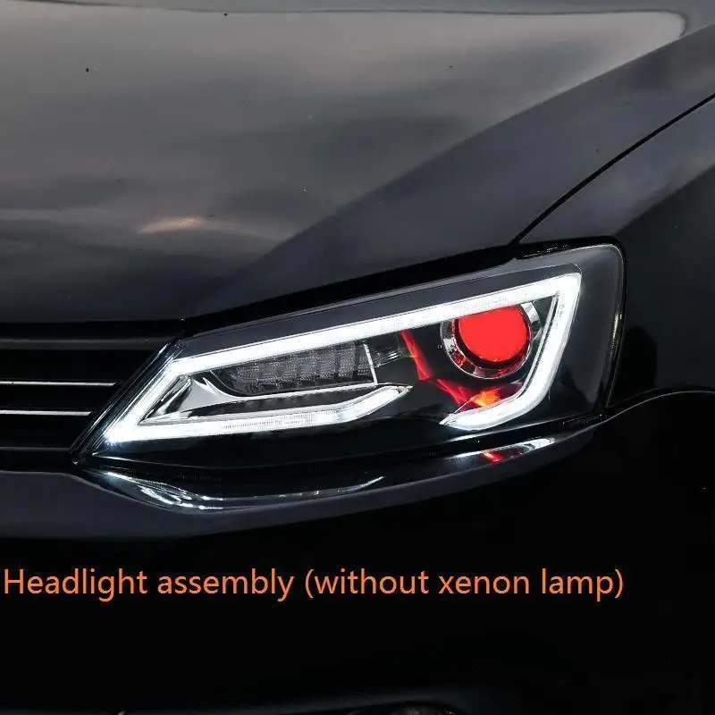 Автомобильные ходовые части Neblineros Para автомобильные Drl светодиодные фары автомобильные фары в сборе 12 13 14 15 16 17 для Volkswagen Sagitar - Цвет: MODEL I