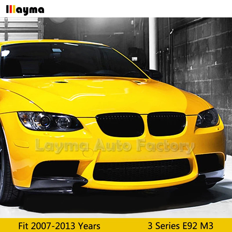 Разветвитель переднего бампера M Performance из углеродного волокна для BMW серии 3 coupe E92