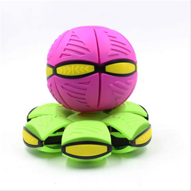 LED Flying UFO Flat Throw Disc Ball