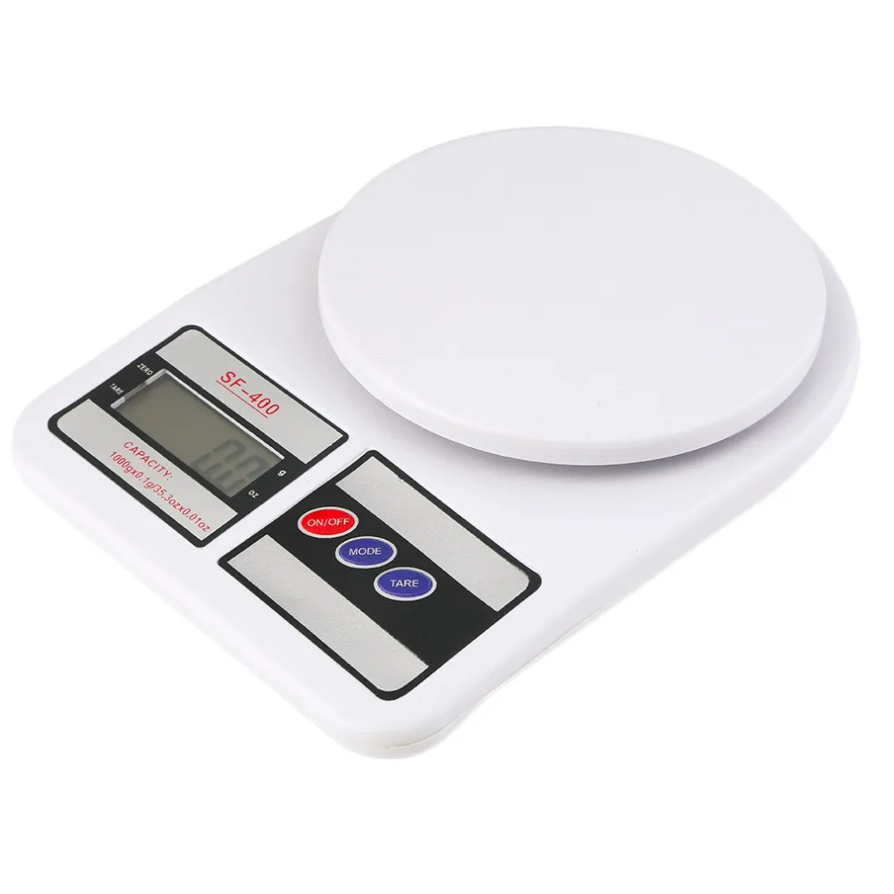 Высокое качество SF400 Портативный Размеры дом Кухонные цифровые весы весовой вес 1 кг/0,1 г