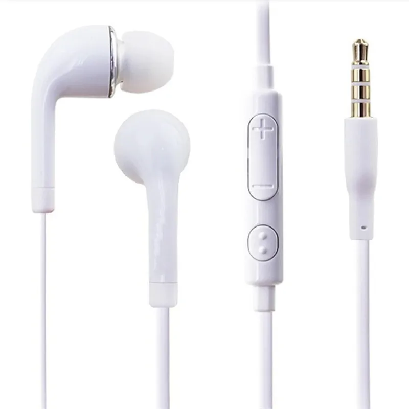 20pcs/Lot Kecesic J5 In Ear Wired Earphones Headphones Hands-free with Mic for Samsung Xiaomi