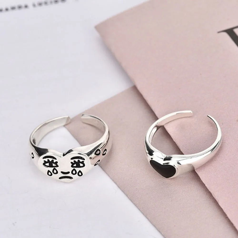 Crying Heart Adjustable Ring For Women-5