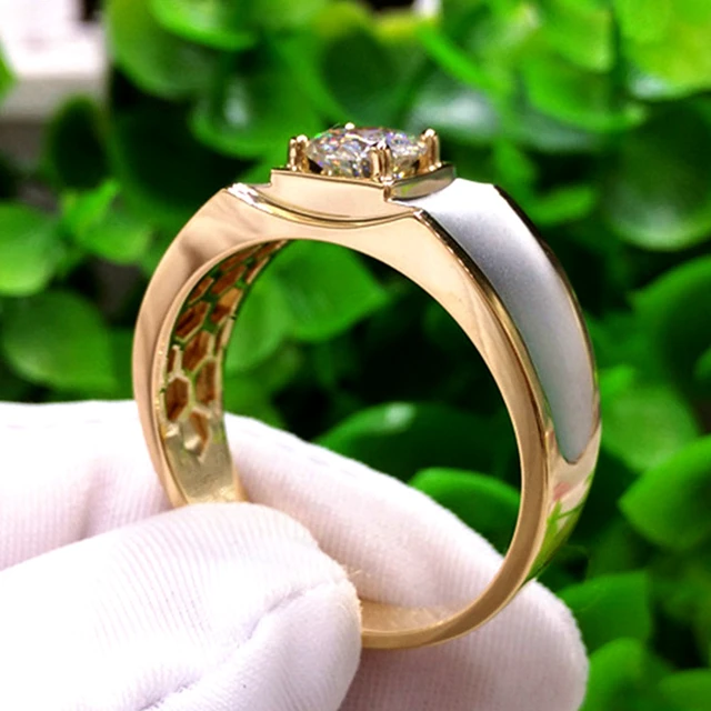 14Kt Yellow Gold Gents Diamond Ring | Jewelers in Rochester, NY