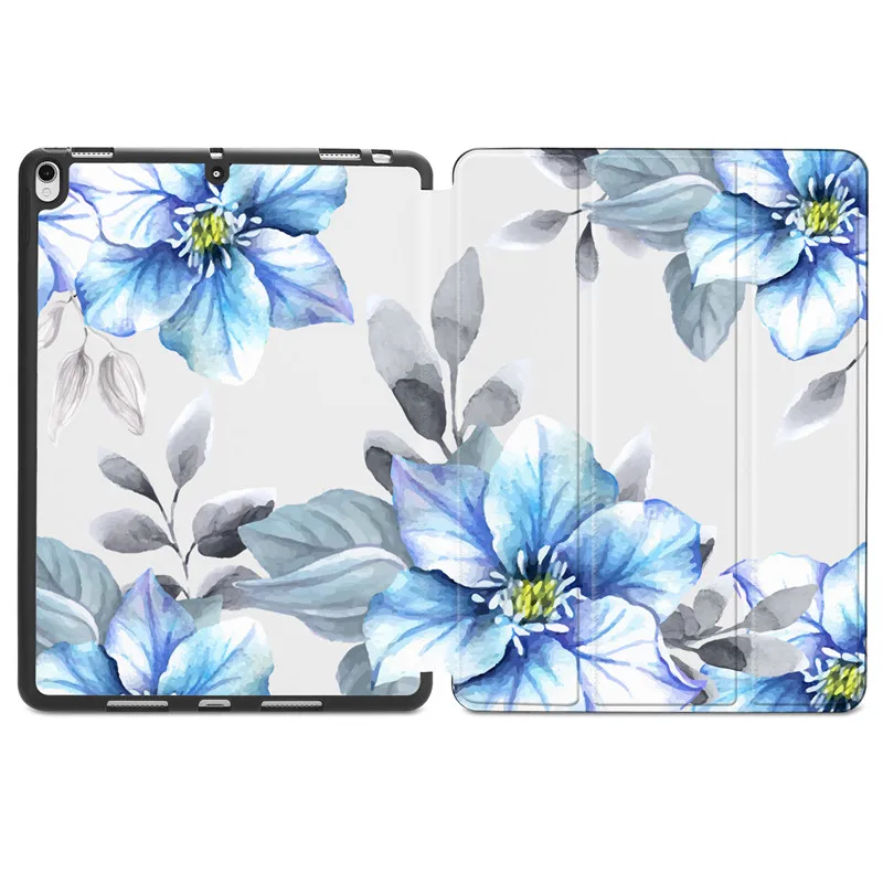 Чехол для iPad Air 3, 10,5 дюймов,, Фолио, резиновый, умный чехол, мягкий, ТПУ, задний Чехол с карандашом, для iPad Pro10.5 дюймов - Цвет: X101