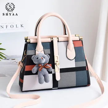 

SHYAA Women's Bag New European and American Big Bag Elegant Fashion Large Capacity Trend Ladies Handbag Shoulder Messenger Bag