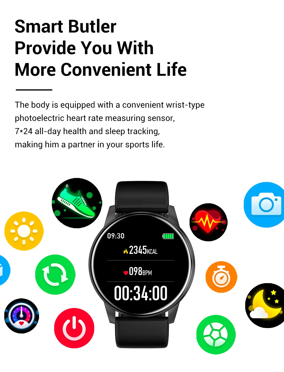 Other Electronics New Style Women Men Smart Watch Burn Calories