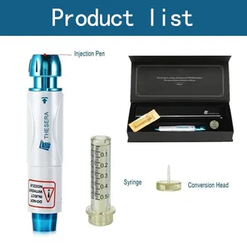 

High Pressure Acid hyaluronic pen lip injection Mesotherapy gun 2 dermal filler Anti-wrinkle meso gun