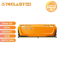 Teclast memory A30 DDR4 4GB 2666MHz RAM aurora series module high performance armor memory 288PIN DIMM 1.2V work for desktop