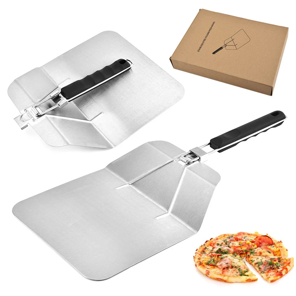 

Large Non-slip Foldable Cake Spatula Cookie Stainless Steel Cake Server Blade Cutter Pie Pizza Shovel Baking Tools