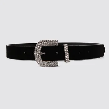 

2019 New Fashion Leather Elegant Belt for Women ZA Office Lady Trendy Statement Novelty Belt Wedding Party Gifts Accessories