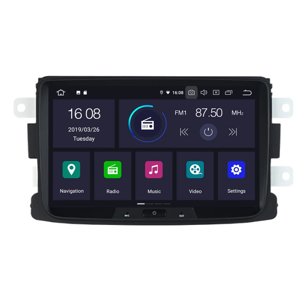 Автомагнитола для Renault Dokker Dacia Duster Logan Sandero автомагнитола на Android 9 0 с GPS навигацией