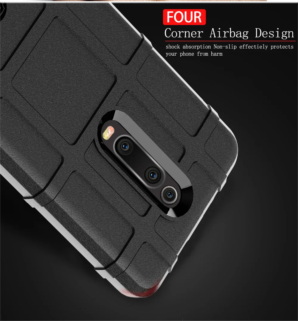 Luxury Armor Shockproof Case On The For Xiaomi Redmi K20 Silicone Bumper Case Cover For Xiaomi Redmi K20 Pro Soft Case