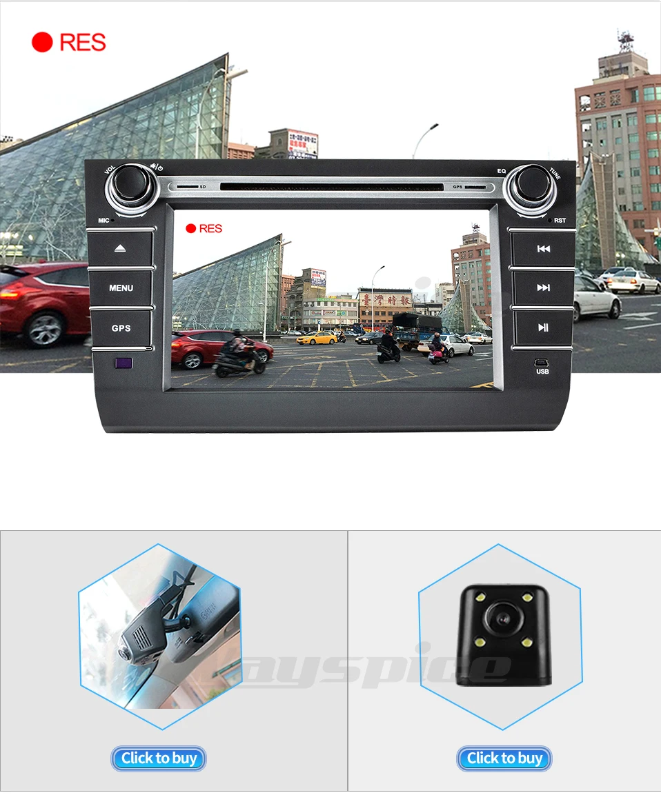 Wayspice android 9,0 автомобильный dvd для Suzuki Swift 2004 2005 2006 2007 2008 2009 2010 dvd плеер навигации