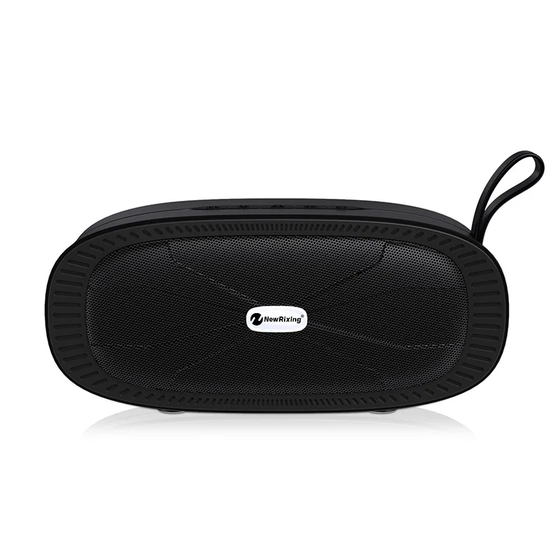 Black Speaker Newrixing Bluetooth динамик MP3 плеер Altavoz Bluetooth мини портативный беспроводной динамик для телефона с fm-радио USB динамик - Цвет: Black Speaker