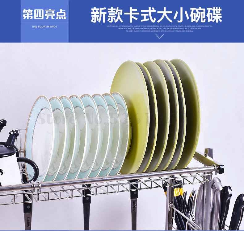 304 stainless steel sink rack bowl rack drain rack kitchen sink chopsticks rack 2 dish wash rack