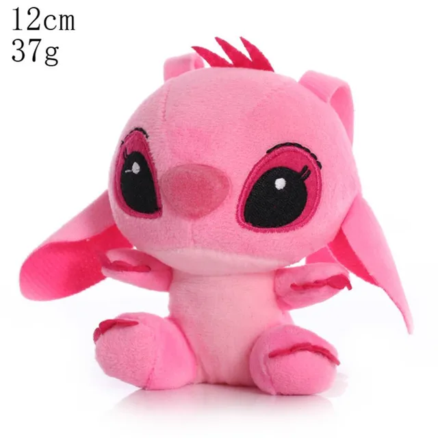 12 -20 CM Disney Mickey Mouse Minnie Stitch Cute Plush Toys Couple Standing Lilo & Stitch Cartoon Stuffed Plush Dolls Toys