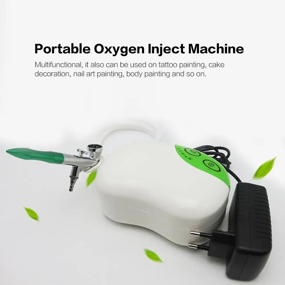 Портативный Кислородный Инжекционный аппарат, распылитель, аэрограф, компрессор, набор, мини-насос, ручка, художественная краска, тату, ремесло, сделай сам, пистолет для краски ногтей