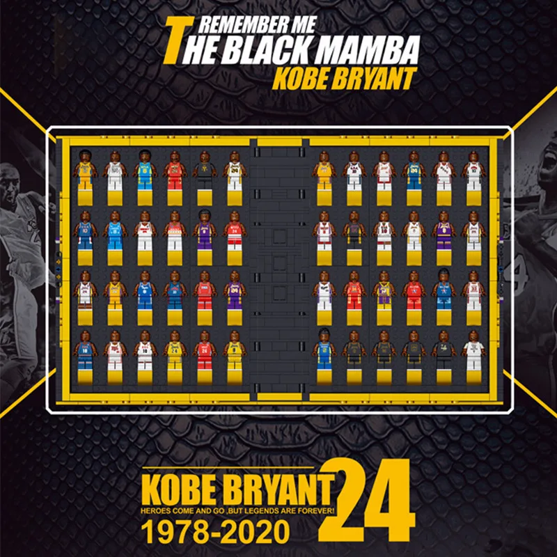 

2020 NEW Kobe Bryant KB 24 compatible with Legoset Collections Book LED Building bricks lepinblocks Bricks Toys lepinbricks Gift