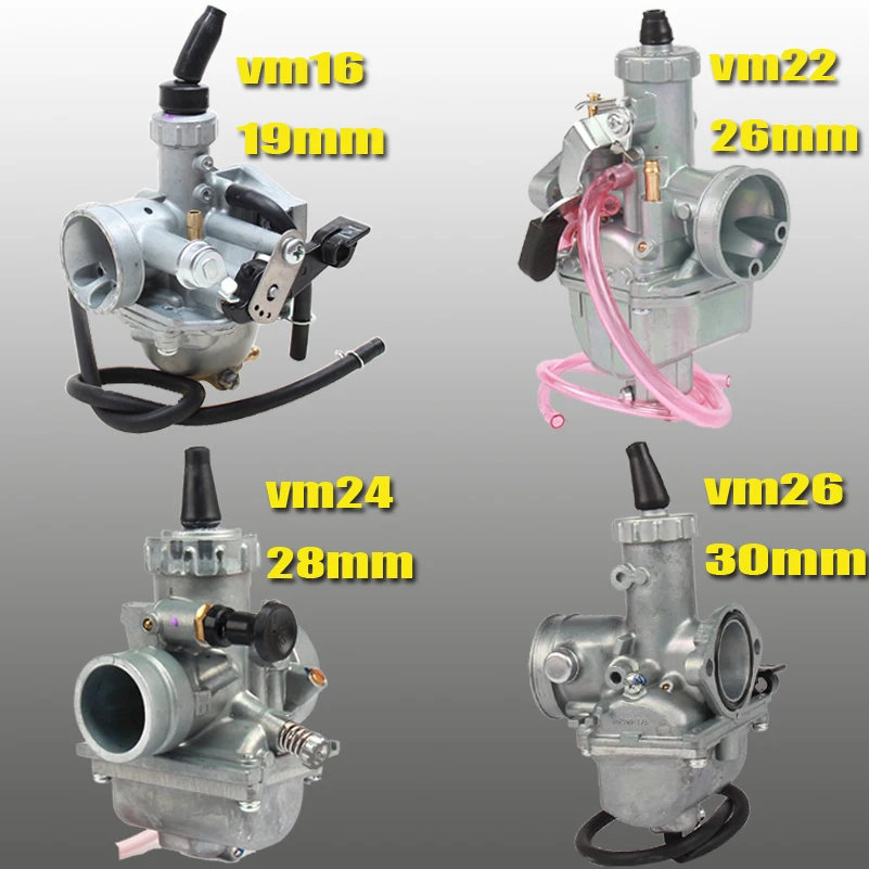 Mikuni VM16 VM22 VM24 VM26 карбюратор 19 мм 26 28 30 Carb для Honda Для Yamaha 110cc-250cc Dirt Pit Bike ATV | Автомобили