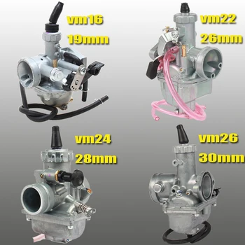 

Mikuni VM16 VM22 VM24 VM26 Carburetor 19mm 26mm 28mm 30mm Carb For Honda for Yamaha 110cc-250cc Dirt Pit Bike ATV