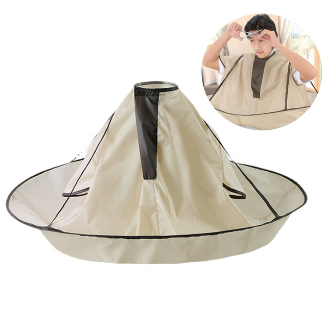 Waterproof Adult Hair Cutting Cloak Foldable Umbrella Cape Salon Barber Home Hairdressing Cape Cover Cloth