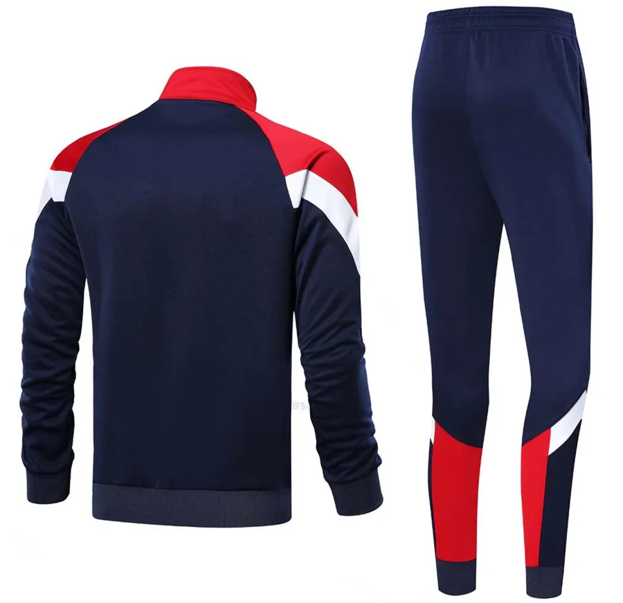 Спортивный костюм для мужчин и женщин с длинным рукавом, Футбольная Клубная форма Survete, Мужская футболка для футбола, взрослых, наборы для бега, куртки с принтом