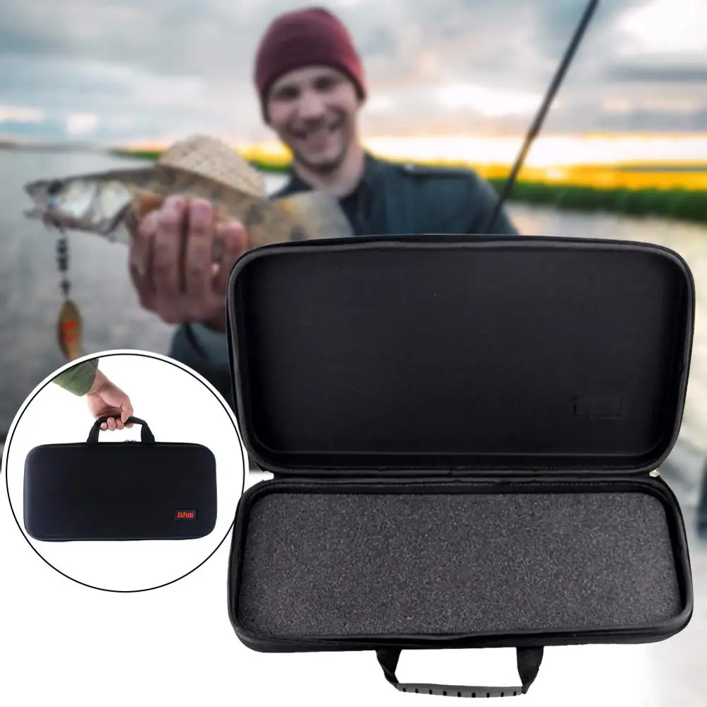 

Hard Shell EVA Fishing Bag Shockproof Sponge Fishing Rod Accessories Storage Box Portable Tool Box
