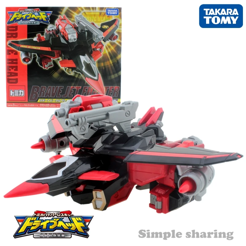 Takara Tomy Tomica Hyper Rescue Brave Jet Fighter Car DieCast Miniature Anime Figure Model Kit Magic Baby Toys | Игрушки и хобби