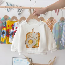 

Sweatshirt Wimter New Children's Clothing Anime Rabbit Loose Casual Clothes Young Children Boys Cute Round Neck Long Sleeve