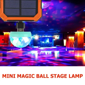 

Mini USB Colorful LED Disco Light Portable Family Party Magic Ball Colorful Light Bar Club Stage Effect Lamp for Mobile Phone