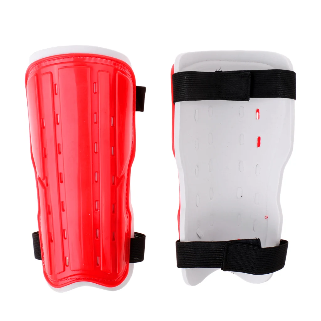 1 Pair Soccer Shin Guard Unisex Adults Kids Football Sports Leg Support Protector Shield Pads - Choose Colors & Sizes