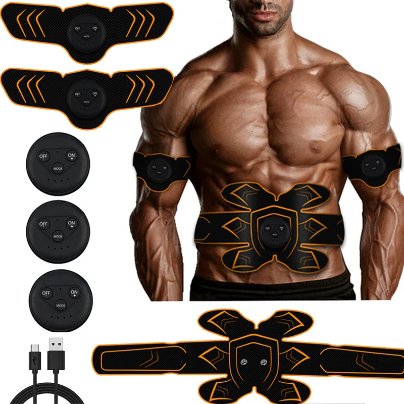 

EMS Abdominal Muscle Trainer Stimulator Electric Muscle Exerciser Machine Belly Arm Leg Home Gym Fitness Equipment Training Gear