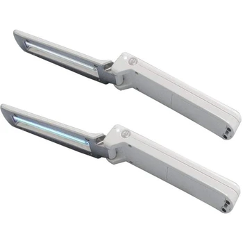 

UV Light (2 PACK) - Ultraviolet Disinfection & Germicidal Lamp (Foldable, Handheld for Home, Car, Travel & Items)