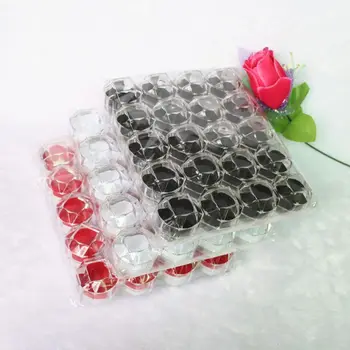 

20Pcs Ring Earring Box Acrylic Transparent Wedding Jewelry Organizer Gift Box Stud Clear Travel Portable Jewelry Box