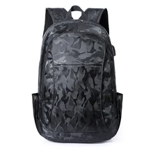 Camouflage men's backpack casual nylon waterproof short-distance travel bag female daily work backpack