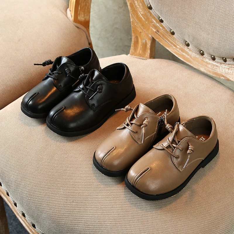 New Boys Leather Shoes for Kids Leather 