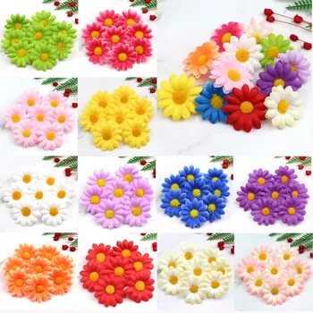 

Lulang Artificial Daisy 100-200PCS Silk Gerbera Daisy Artificial Chrysanthemum Flowers Heads for Wedding Home Decoration 1.5inch