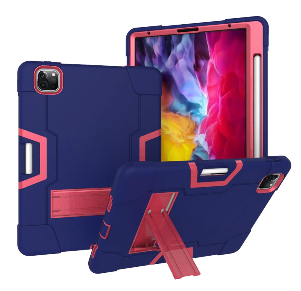 

Shockproof Case for New iPad Pro 2020 Case with Pencil Holder KickStand Back Cover for iPad Pro 11 2020 2018 Case Cover